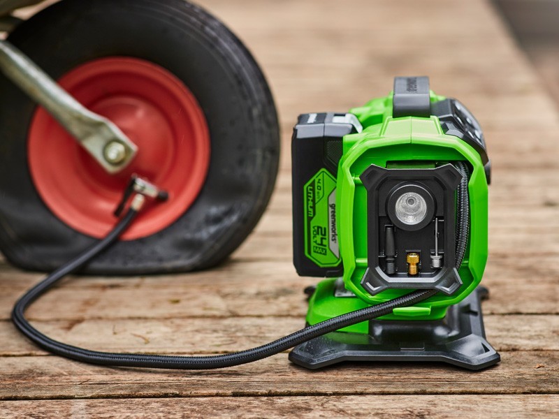AKU kompresor Greenworks vysoký/nízký tlak 3400807 24V - foto 4