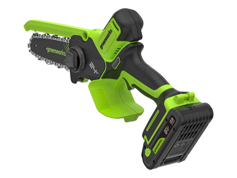 AKU mini řetězová pila Greenworks CS1522GA1 24V - foto 3
