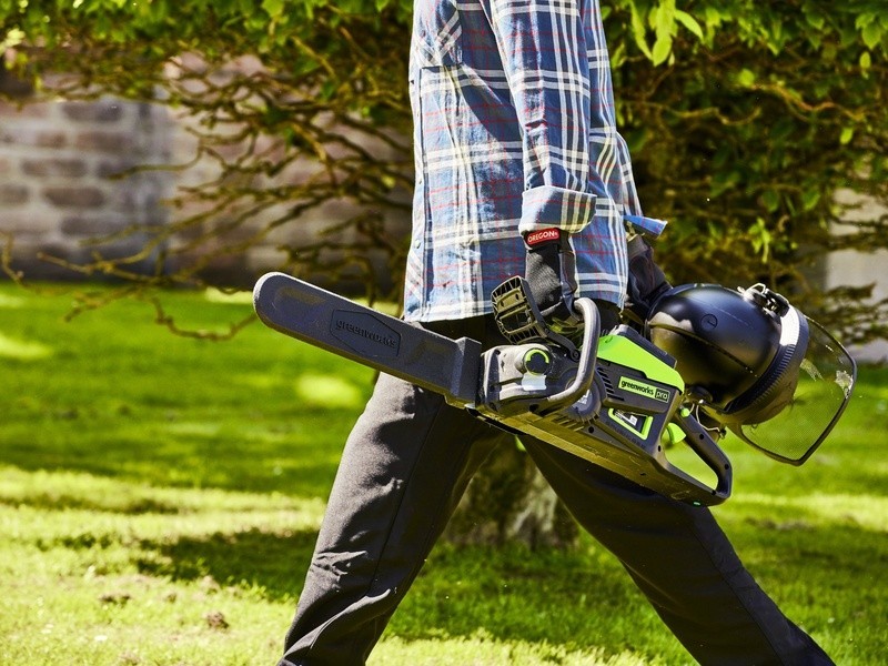 Aku Reťazová píla Greenworks GD60CSC404 60V - foto 5