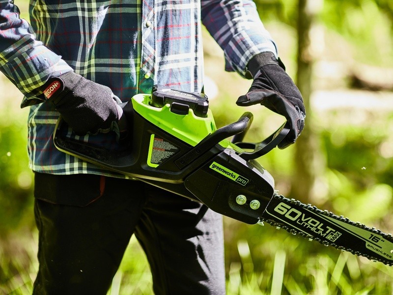 Aku Reťazová píla Greenworks GD60CSC404 60V - foto 9