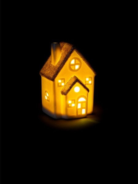 Chalúpka s trblietavou strechou 12,7 cm, LED - foto 5