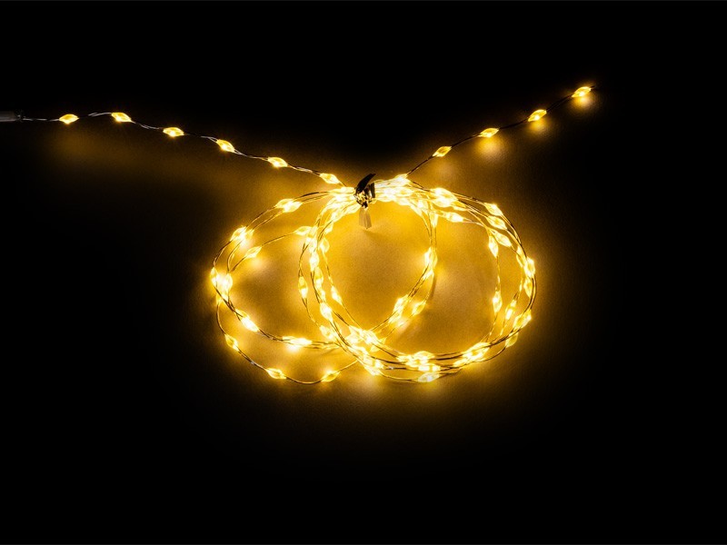 LED struna 150 cm, teplá biela - foto 6
