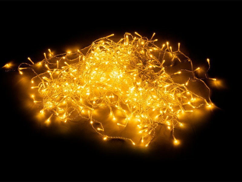 LED záves spojovací 6 m, teplá biela - foto 2