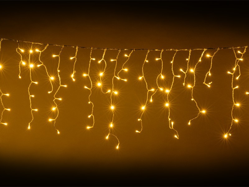 LED záves spojovací 6 m, teplá biela - foto 3