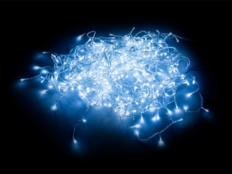 LED záves spojovací 6 m, studená biela - foto 1