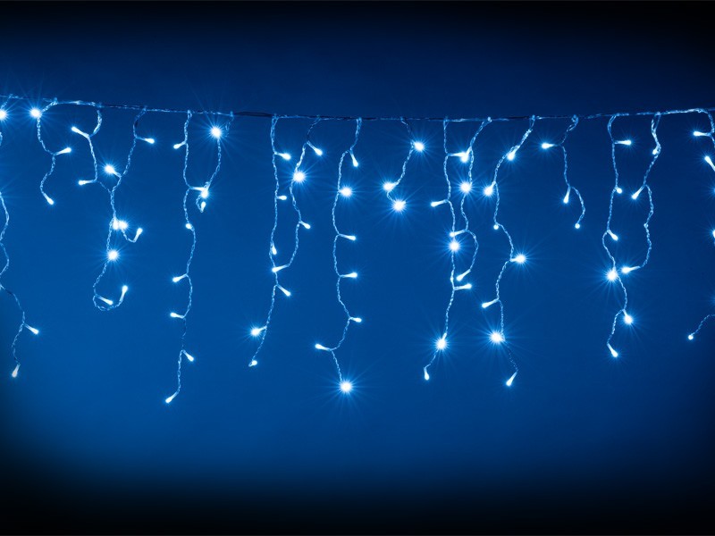 LED záves spojovací 6 m, studená biela - foto 3