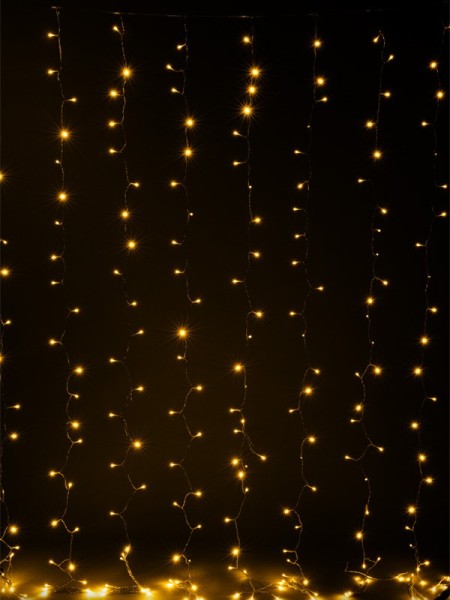 Svetelná sieť teplá biela 2x3 m 360 LED - foto 2