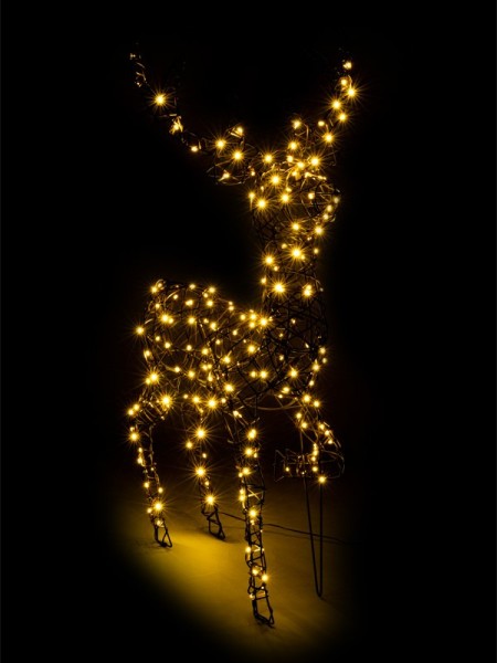 LED sob hnedý 52x18x95 cm, vonkajší - foto 7
