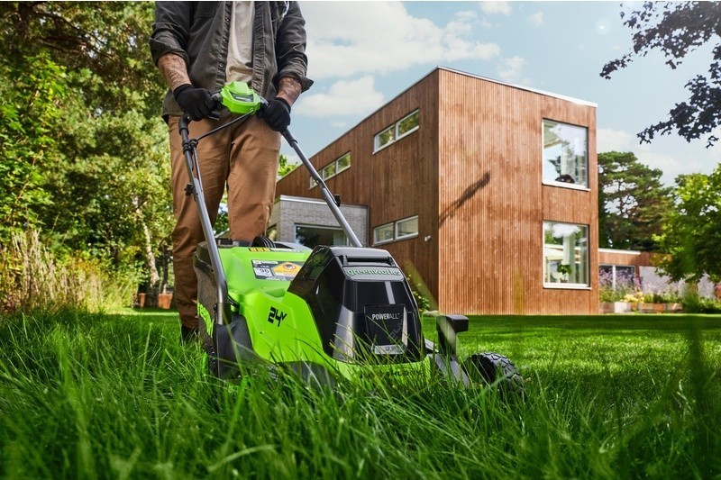 Aku rotačná kosačka Greenworks GD24LM3302 24V - foto 3