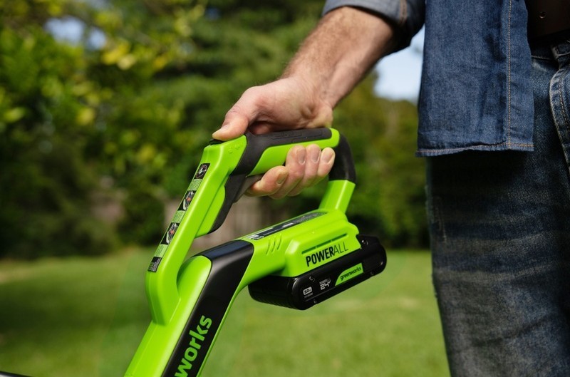 Aku Strunová kosačka Greenworks G24ST3002 24V - foto 9