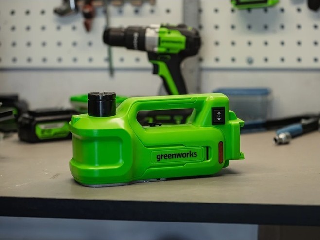 AKU automobilový zdvihák Greenworks G24JACK 24V - foto 5
