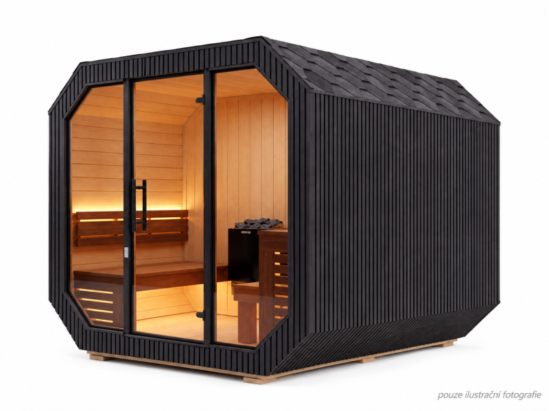 Fínska sauna Iconix Panorama L - foto 3