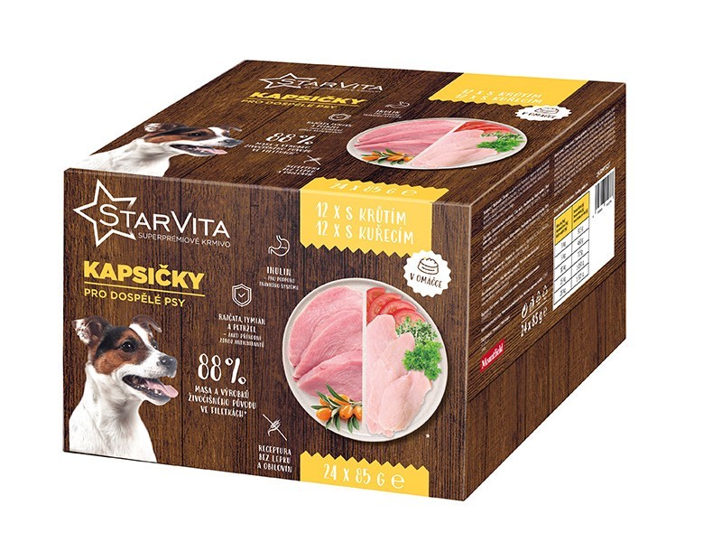 SV pes kapsička duochuť, 24×85 g - foto 1