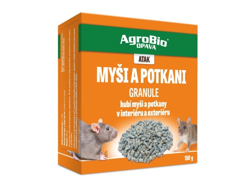 ATAK - Myši a potkani - granule 150g - foto 1