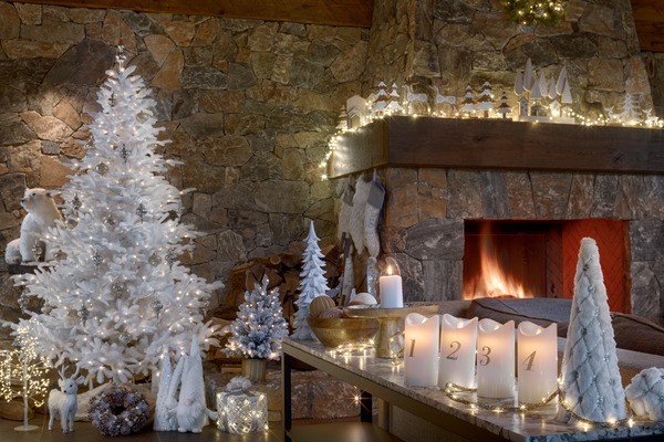 Jedľa DELUXE LED, biela, 210 cm - foto 10