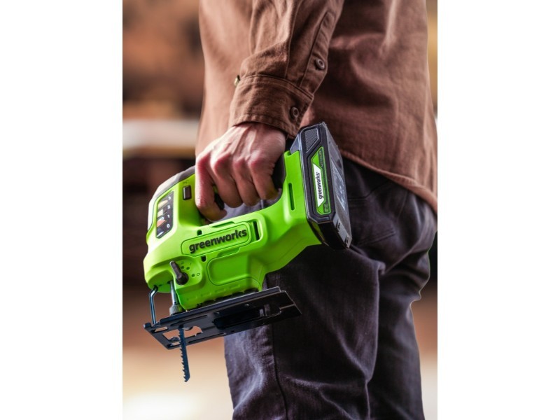 AKU Přímočará pila Greenworks JS24L01-01 24V - foto 5