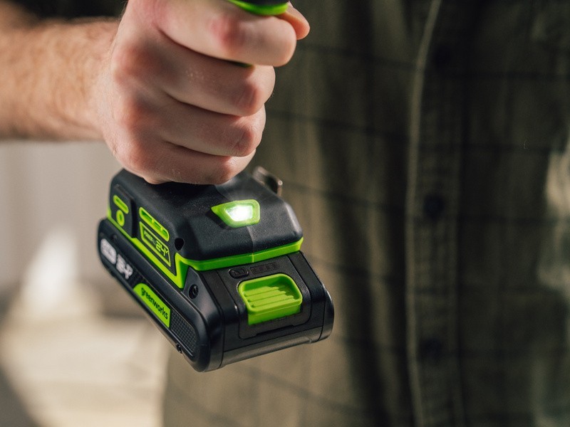 AKU Rázový šroubovák Greenworks ID3200 24V - foto 7