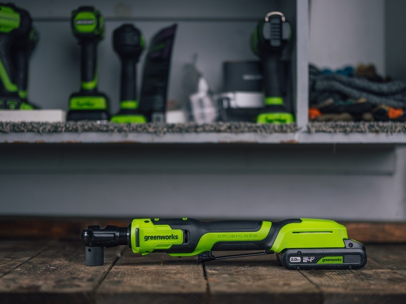 AKU Ráčnový utahovák Greenworks RW380X 24V - foto 11