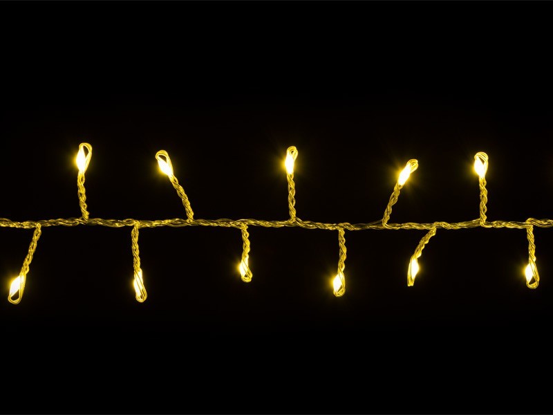 Řetez 200 LED - teplá bílá, venkovní - foto 1