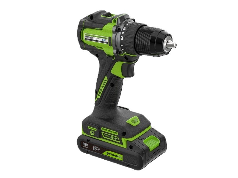 AKU vŕtací skrutkovač Greenworks PRO DD560 24V - foto 2