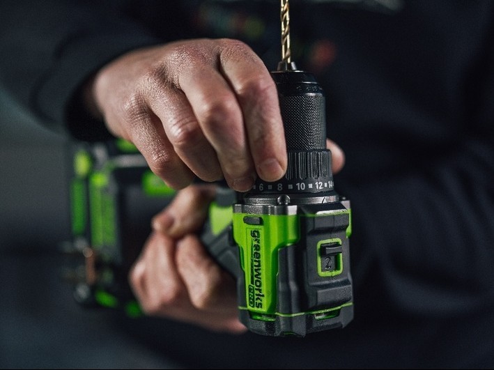 AKU vŕtací skrutkovač Greenworks PRO DD560 24V - foto 9