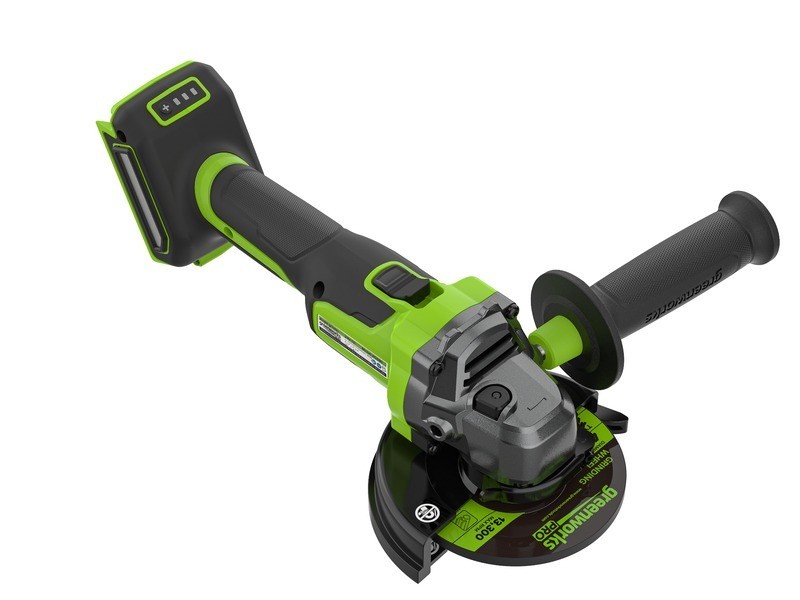 AKU Úhlová bruska Greenworks PRO AG590 24V - foto 2