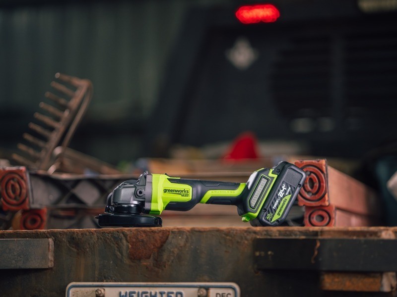 AKU Úhlová bruska Greenworks PRO AG590 24V - foto 6