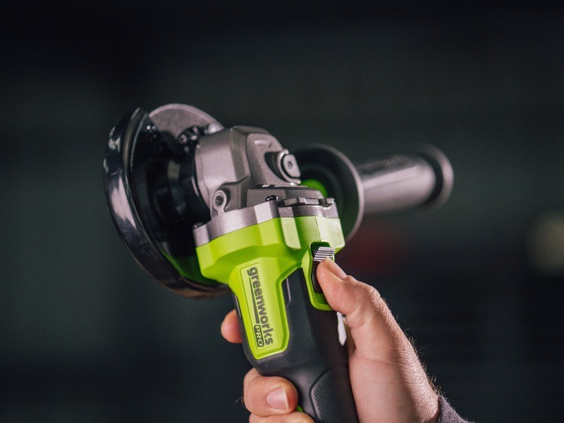 AKU Úhlová bruska Greenworks PRO AG590 24V - foto 10