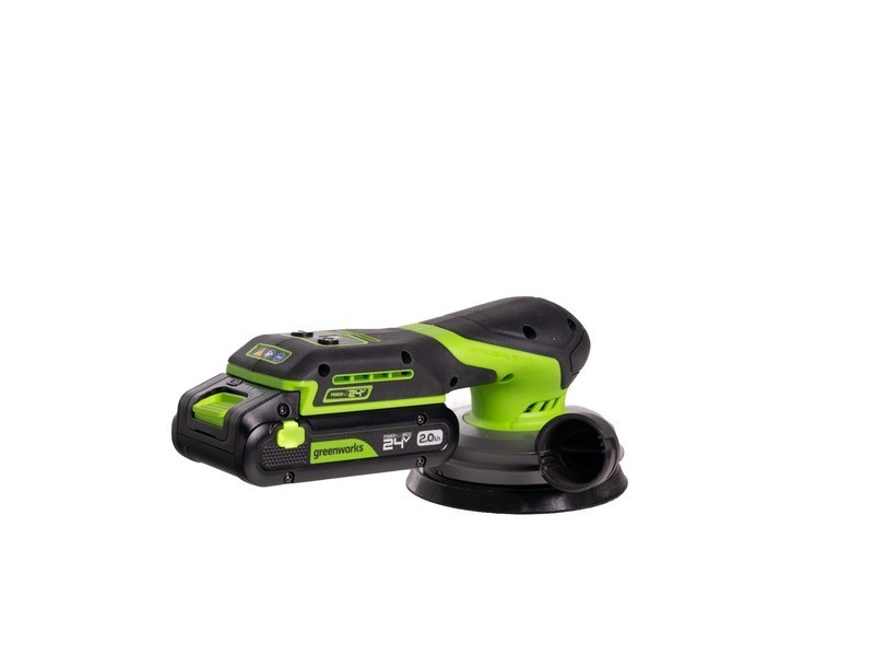 AKU Excentrická brúska Greenworks PRO OS525 24V - foto 2