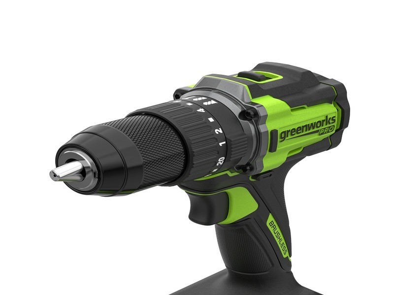 AKU príklepová vŕtačka Greenworks PRO HD560 24V - foto 7