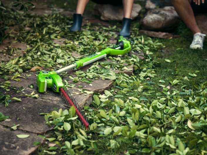 Aku plotové nůžky Greenworks G40PHA 40V - foto 15