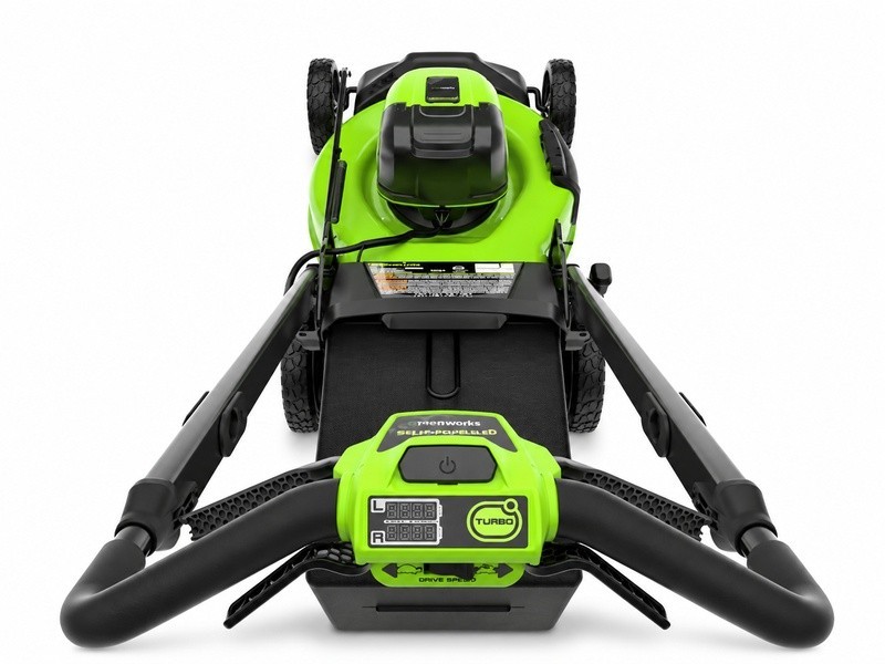 AKU sekačka s pojezdem Greenworks LM5102S 2×24V - foto 4