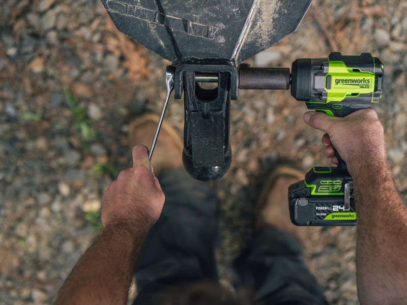 AKU rázový utahovák Greenworks PRO IW5800 24V - foto 7