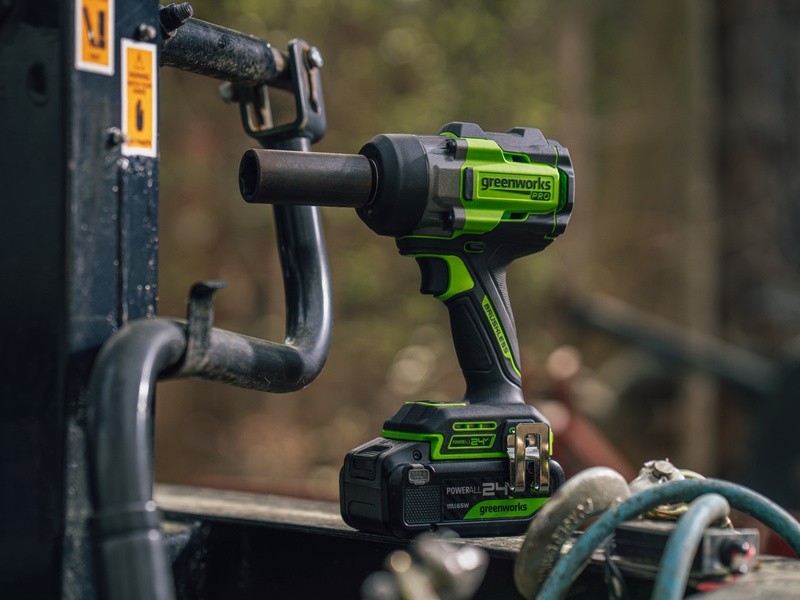 AKU rázový utahovák Greenworks PRO IW5800 24V - foto 9