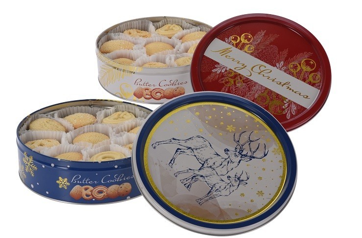 Máslové sušenky v plechové doze, 340g - foto 2