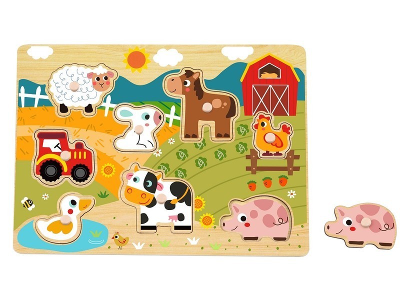 Vkládací puzzle Venkov - foto 1