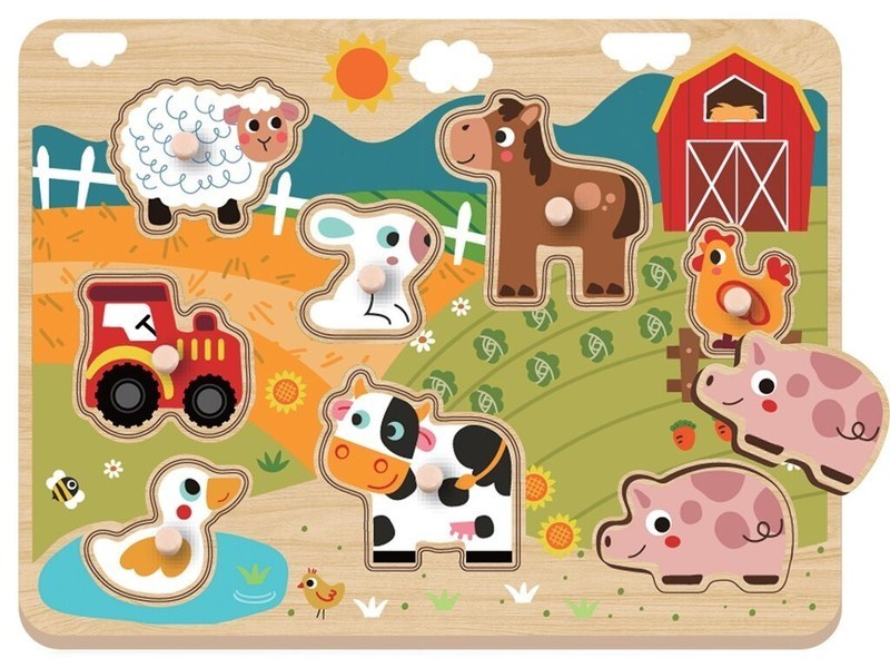 Vkládací puzzle Venkov - foto 2