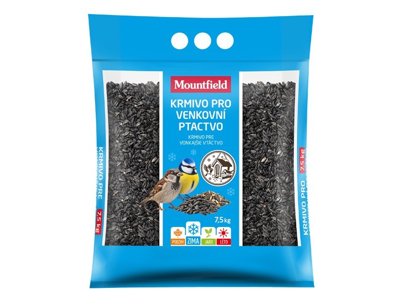 Krmivo pre vtáctvo slnečnica čierna 7,5kg - foto 1