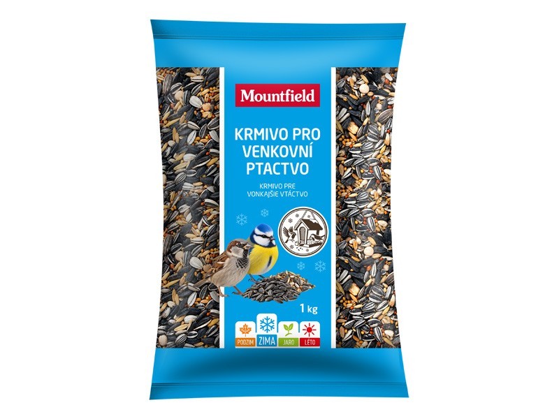 Krmivo pre vtáctvo zmes 1kg - foto 1