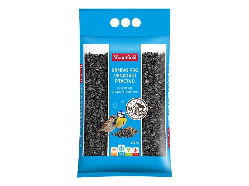 Krmivo pre vtáctvo slnečnice čierna 2,5kg - foto 1