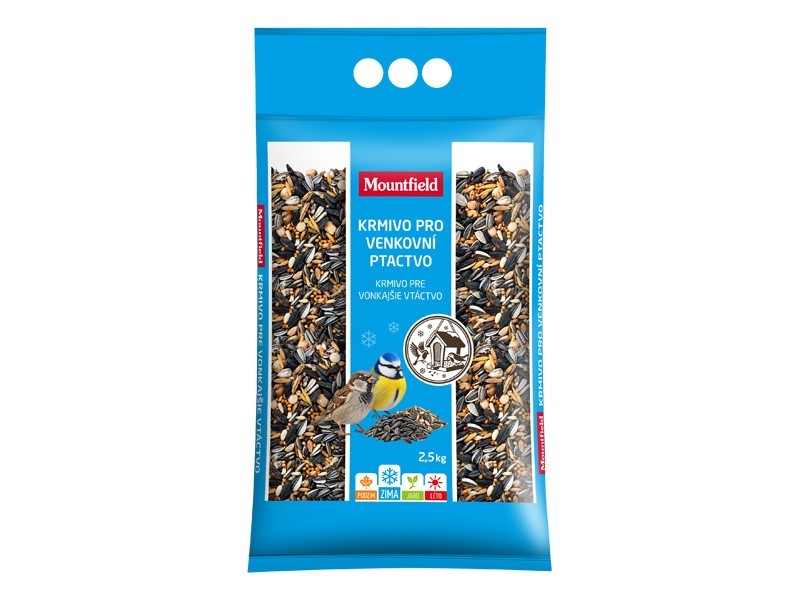 Krmivo pre vtáctvo zmes 2,5kg - foto 1