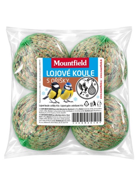 Lojové gule s orieškami 4ks (4x90g) - foto 1