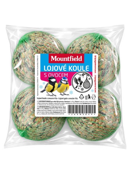 Lojové gule s ovocím 4ks (4x90g) - foto 1