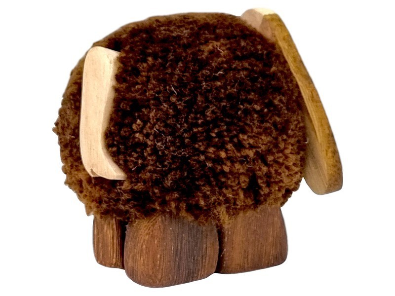 Dřevěná figurka XL pompon Pes - foto 4