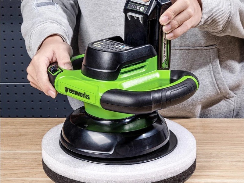 AKU leštička Greenworks G24BU10 24V - foto 2
