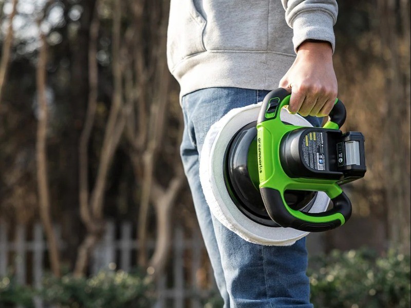 AKU leštička Greenworks G24BU10 24V - foto 4