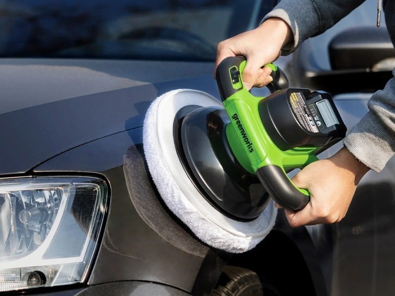 AKU leštička Greenworks G24BU10 24V - foto 5