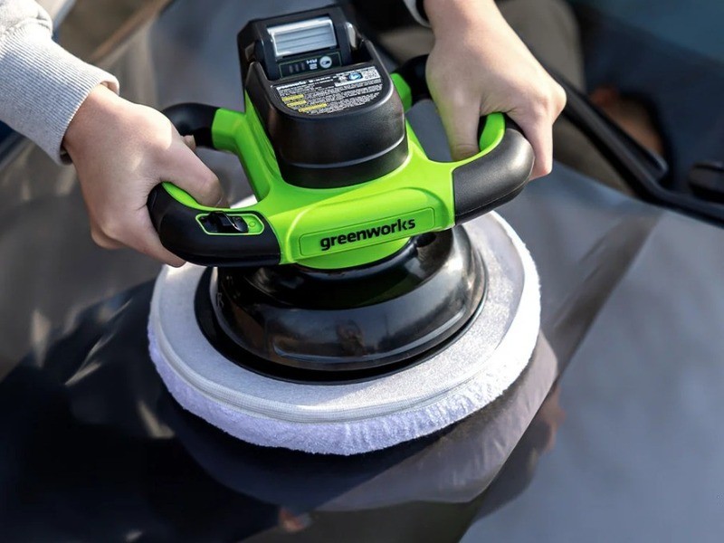AKU leštička Greenworks G24BU10 24V - foto 6