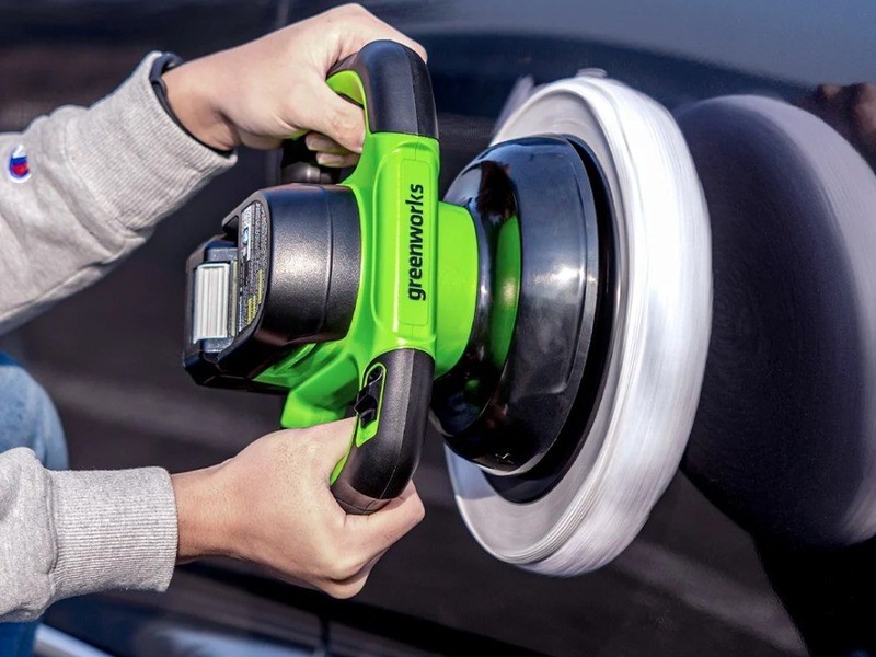 AKU leštička Greenworks G24BU10 24V - foto 7