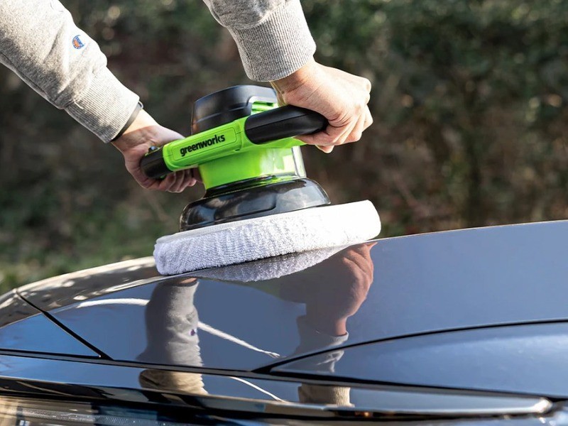AKU leštička Greenworks G24BU10 24V - foto 8